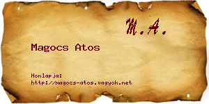Magocs Atos névjegykártya